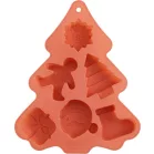 MagicHome szilikon sütőforma, 6 mintás, 22,2x18,5x2,5 cm