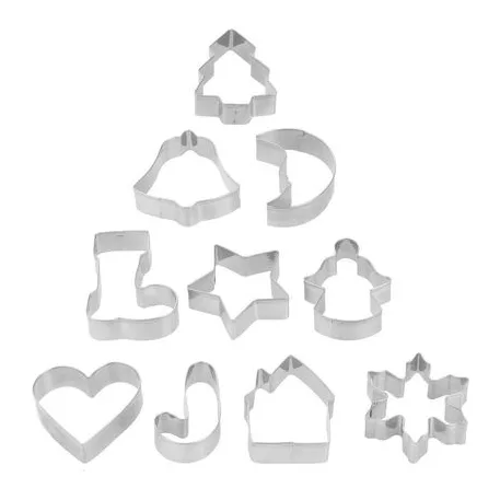 MagicHome pogácsaszaggató, karácsonyi, 10 db