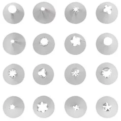 Díszítőcsúcs MagicHome, mix minták, 16 db