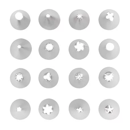 Díszítőcsúcs MagicHome, mix minták, 16 db