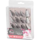 Díszítőcsúcs MagicHome, mix minták, 16 db