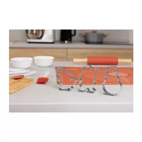 Sütőkészlet MagicHome, 5 db-os készlet, szilikon ecset, 2x spatula, sodrófa, alátét