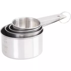   Mérőpohár MagicHome, bögrés, rozsdamentes acél, 4 db-os készlet