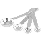Mérőkanál MagicHome, kanalas, rozsdamentes acél, 4 db-os készlet