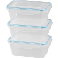 MagicHome Lunchbox szett YH376, 3 db, 1000 ml, 189x131x77 mm