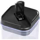 Edény MagicHome, szilikon tömítéssel, 600 ml, 106x106x110 mm, egymásra rakható