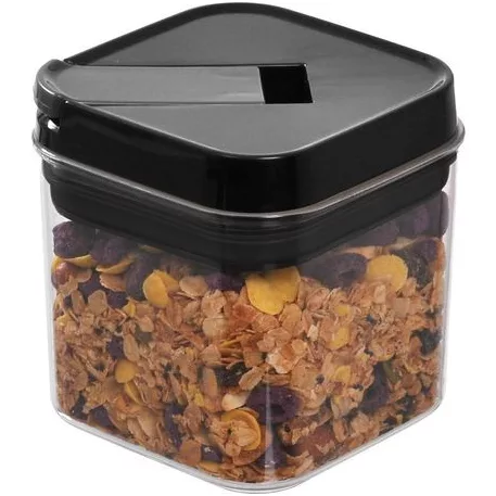 Edény MagicHome, szilikon tömítéssel, 600 ml, 106x106x110 mm, egymásra rakható