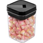 Edény MagicHome, szilikon tömítéssel, 900 ml, 106x106x150 mm, egymásra rakható