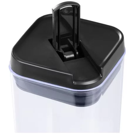 Edény MagicHome, szilikon tömítéssel, 1300 ml, 106x106x190 mm, egymásra rakható