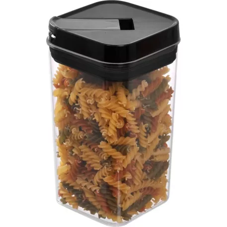 Edény MagicHome, szilikon tömítéssel, 1300 ml, 106x106x190 mm, egymásra rakható