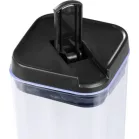 Edény MagicHome, szilikon tömítéssel, 2100 ml, 106x106x300 mm, egymásra rakható