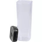 Edény MagicHome, szilikon tömítéssel, 2100 ml, 106x106x300 mm, egymásra rakható