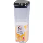 Edény MagicHome, szilikon tömítéssel, 2100 ml, 106x106x300 mm, egymásra rakható