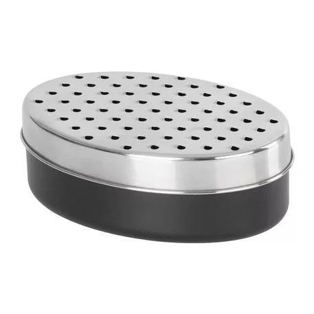 Reszelő MagicHome, multifunkcionális, kerek, reszelő edénnyel, 17,5x11,7x6,3 cm