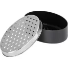 Reszelő MagicHome, multifunkcionális, kerek, reszelő edénnyel, 17,5x11,7x6,3 cm