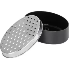   Reszelő MagicHome, multifunkcionális, kerek, reszelő edénnyel, 17,5x11,7x6,3 cm