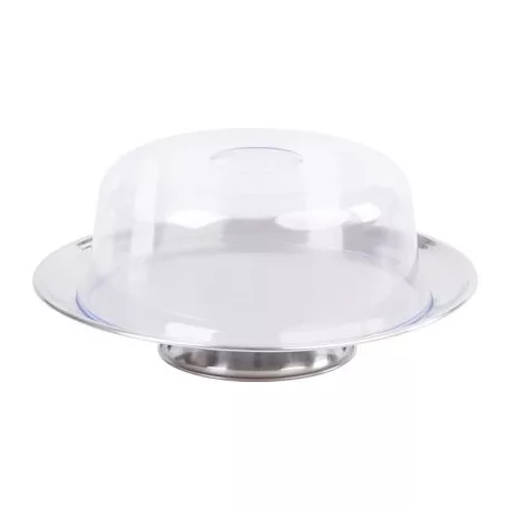 Box MagicHome, tortatálca, rozsdamentes, átlátszó fedél, 31 cm