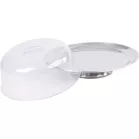 Box MagicHome, tortatálca, rozsdamentes, átlátszó fedél, 31 cm