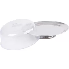   Box MagicHome, tortatálca, rozsdamentes, átlátszó fedél, 31 cm