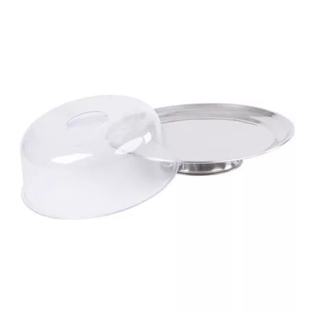 Box MagicHome, tortatálca, rozsdamentes, átlátszó fedél, 31 cm