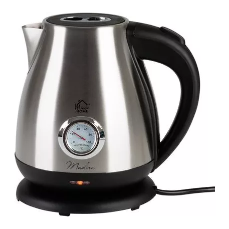 Vízforraló MagicHome, Madira, 1850-2200 W, 230 V, 50 Hz, 1,7 l, hőmérővel