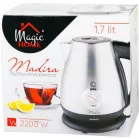 Vízforraló MagicHome, Madira, 1850-2200 W, 230 V, 50 Hz, 1,7 l, hőmérővel