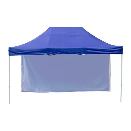 FESTIVAL rendezvénysátor, kerti sátor, 3x3 m, kék, Professzionális, UV-álló ponyvás, fal nélkül