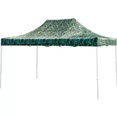Stan FESTIVAL rendezvénysátor, kerti sátor 3x3 m, zöld, professzionális, UV-ellenálló ponyva, fal nélkül