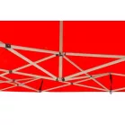 FESZTIVÁL 45 kerti sátor, 3 x 4,5 m, piros, profi, UV-álló ponyva, standalfalak nélk