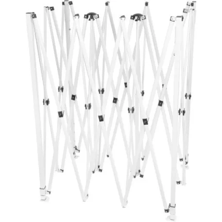 FESZTIVÁL 45 kerti sátor, 3 x 4,5 m, piros, profi, UV-álló ponyva, standalfalak nélk