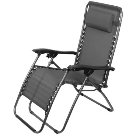 Napzoágy SONORA, szürke, állítható, max. 120 kg, 66 x 177 x 108 cm