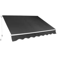 Strend Pro napellenző ponyva, szürke, 280 g/m2, 3 x 2 m