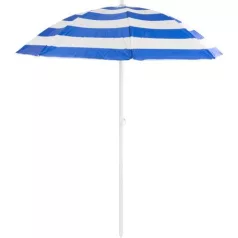   DALIA napernyő 180 cm, 32/32 mm, dönthető csuklóval, kék-fehér, strand