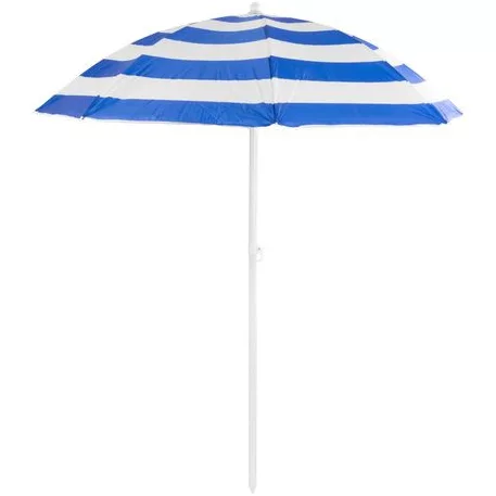 DALIA napernyő 180 cm, 32/32 mm, dönthető csuklóval, kék-fehér, strand