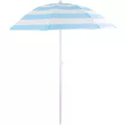 DALIA napernyő 180 cm, 32/32 mm, dönthető csuklóval, kék-fehér, strand