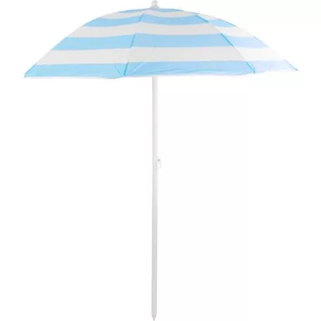 DALIA napernyő 180 cm, 32/32 mm, dönthető csuklóval, kék-fehér, strand