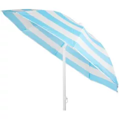   DALIA napernyő 180 cm, 32/32 mm, dönthető csuklóval, kék-fehér, strand