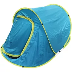   Sátor Strend Pro, összecsukható, strand, kék-sárga, 220x120x95 cm