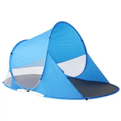   Sátor Strend Pro, összecsukható, strand, kék, 190x120x90 cm