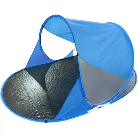 Sátor Strend Pro, összecsukható, strand, kék, 190x120x90 cm