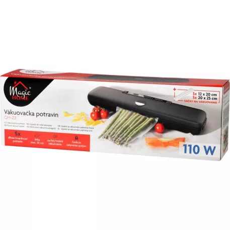 MagicHome vákuumfóliázó, +fólia, 380 x 90 x 60 mm, 110 W