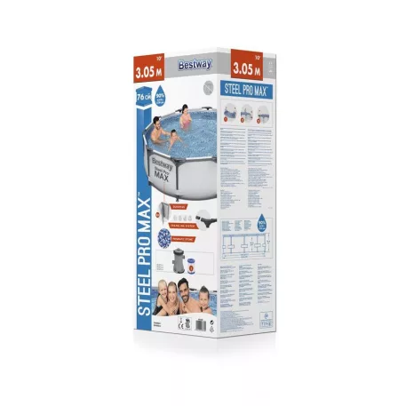 Bestway Fém Pro Max Medence, 305x76 cm, Szűrő