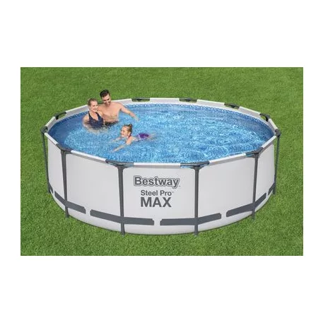 Bestway Fém Pro Max Medence, 366x100 cm, Szűrő, Létra