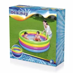   Bestway 51117 Medence, 157x46 cm, Felfújható, Szivárványos