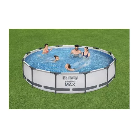 Bestway® Steel Pro MAX medence, 56416, szűrő, szivattyú, 3,66 x 0,76 m
