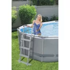 Bestway Power Fém, 424x250x100 cm, Szűrő, Szivattyú, Létra
