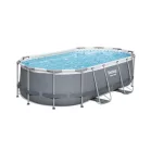 Bestway Power Fém, 424x250x100 cm, Szűrő, Szivattyú, Létra