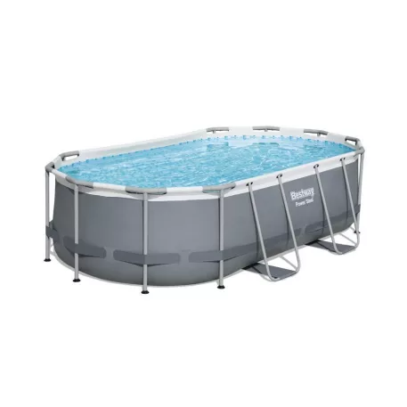 Bestway Power Fém, 424x250x100 cm, Szűrő, Szivattyú, Létra