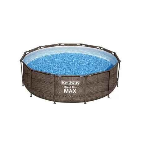 Bestway Fém Pro Max Deluxe Sorozat, 366x100 cm, Szűrő, Létra