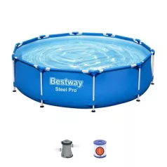 Medence Bestway Steel Pro, 305x76 cm, Szűrő